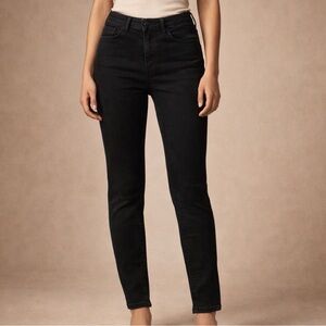 GAP Gray/Black Women's High Rise Black Jeans Simmer Leggings/Jeggings Size 12